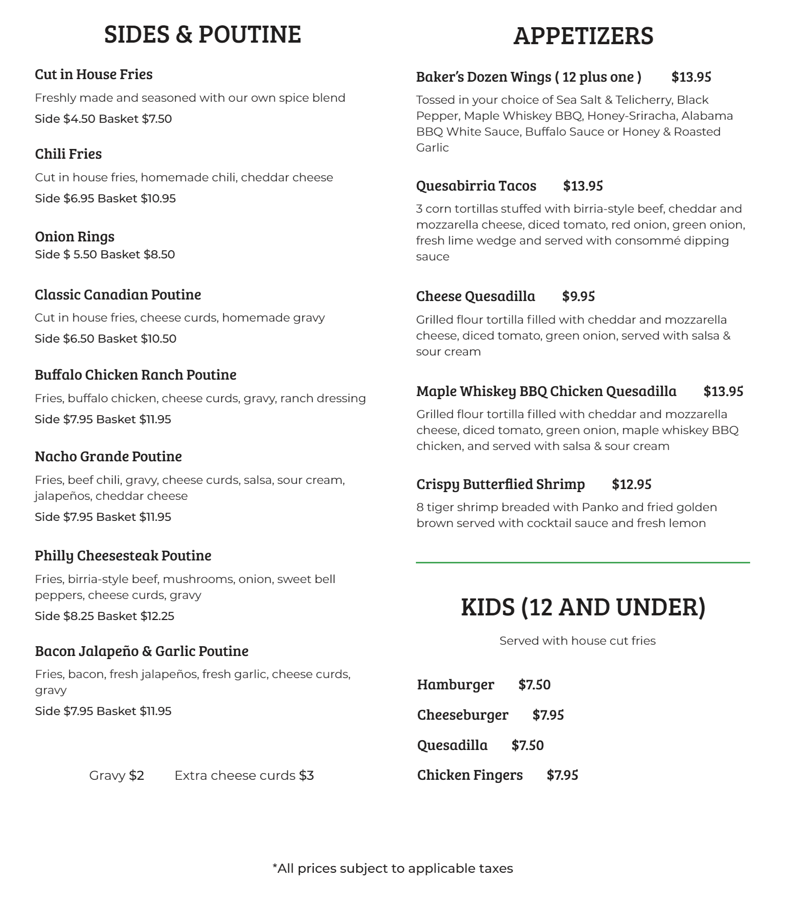 Moment in Thyme Menu Moment in Thyme